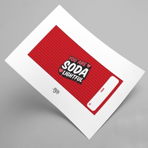 Soda Pop Can - PRINTABLE Label Wraps - Birthday Anniversary Love Valentine - 2 PACK - Etsy Canada