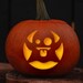 Emoji PRINTABLE Pumpkin Carving Stencil Set - Cute Faces Jack-o-lantern ...