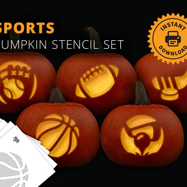 Pumpkin Carving Stencil - Etsy