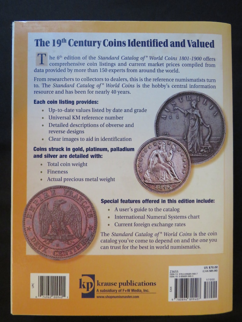 Standard Catalog of World Coins 18011900, 6th Edition 2009 Krause