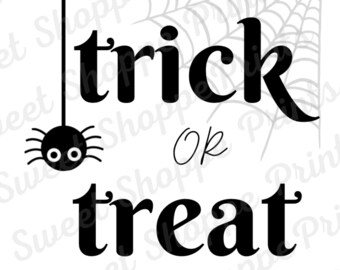 2.5"x2.5" Cookie Tag - Halloween Tag - Instant Download
