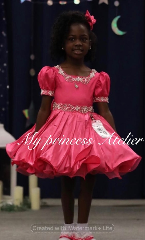 Natural pageant dress