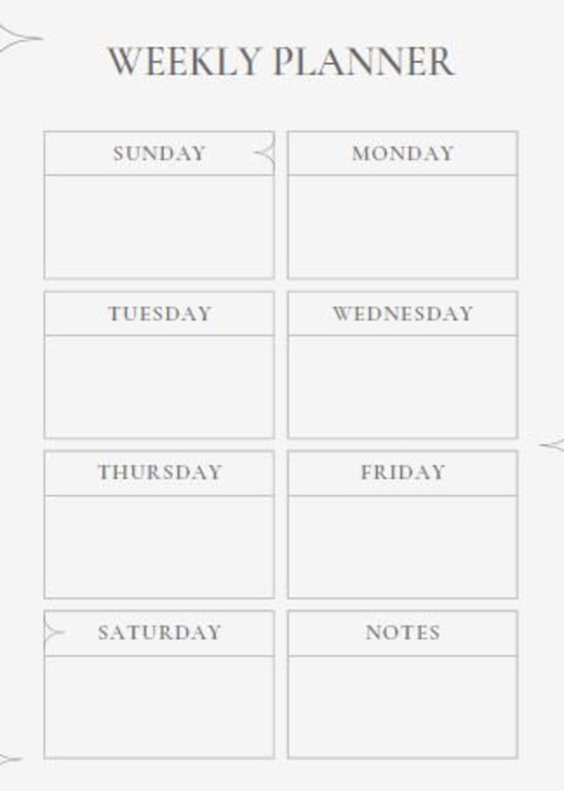 Daily, Weekly, Monthly, To-do Checklist Planner Insert Pages + Notes ...