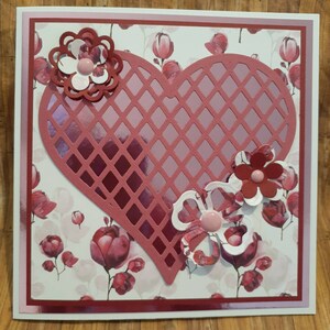 Fijne Valentijnsdag fuchsia hart