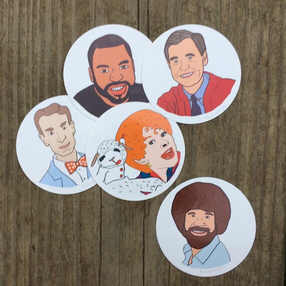Pbs Friends Stickers Etsy