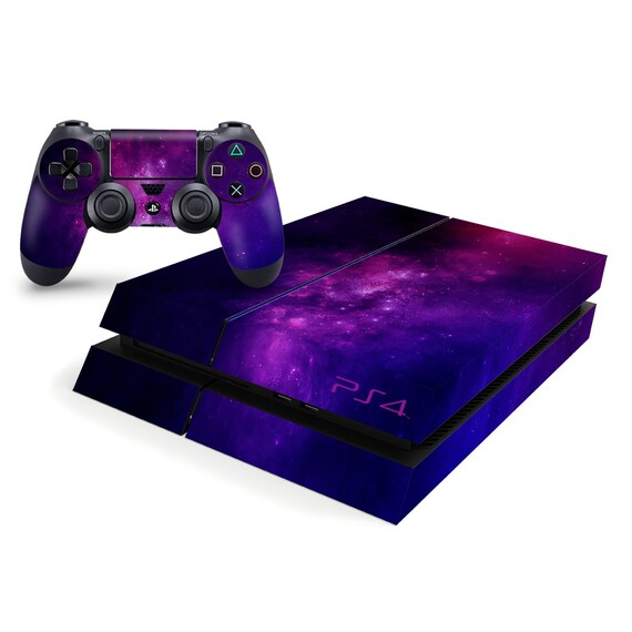 Vinyl Revolution Playstation 4 Slim Skin pour Console Playstation 4 Slim Motif PS4