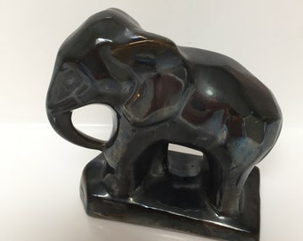 Art Deco French Cubist Lustre Elephant