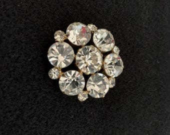 Vintage rhinestone brooch