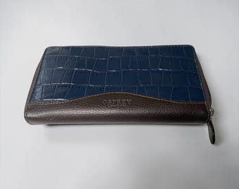 Osprey Purse in faux crocodile effect leather