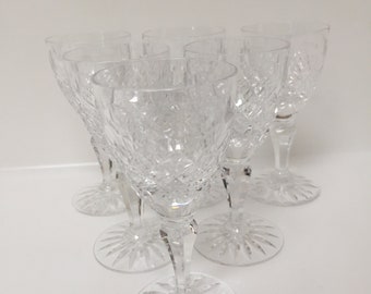 A Set of 6 Royal Brierley 'Henley Cut' Port Glasses
