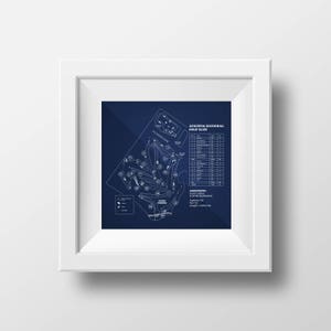Mapa del campo de golf nacional de Augusta - Descarga digital