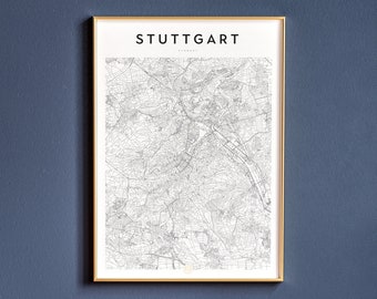 Stuttgart Poster Etsy