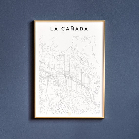 La Cañada Map Print