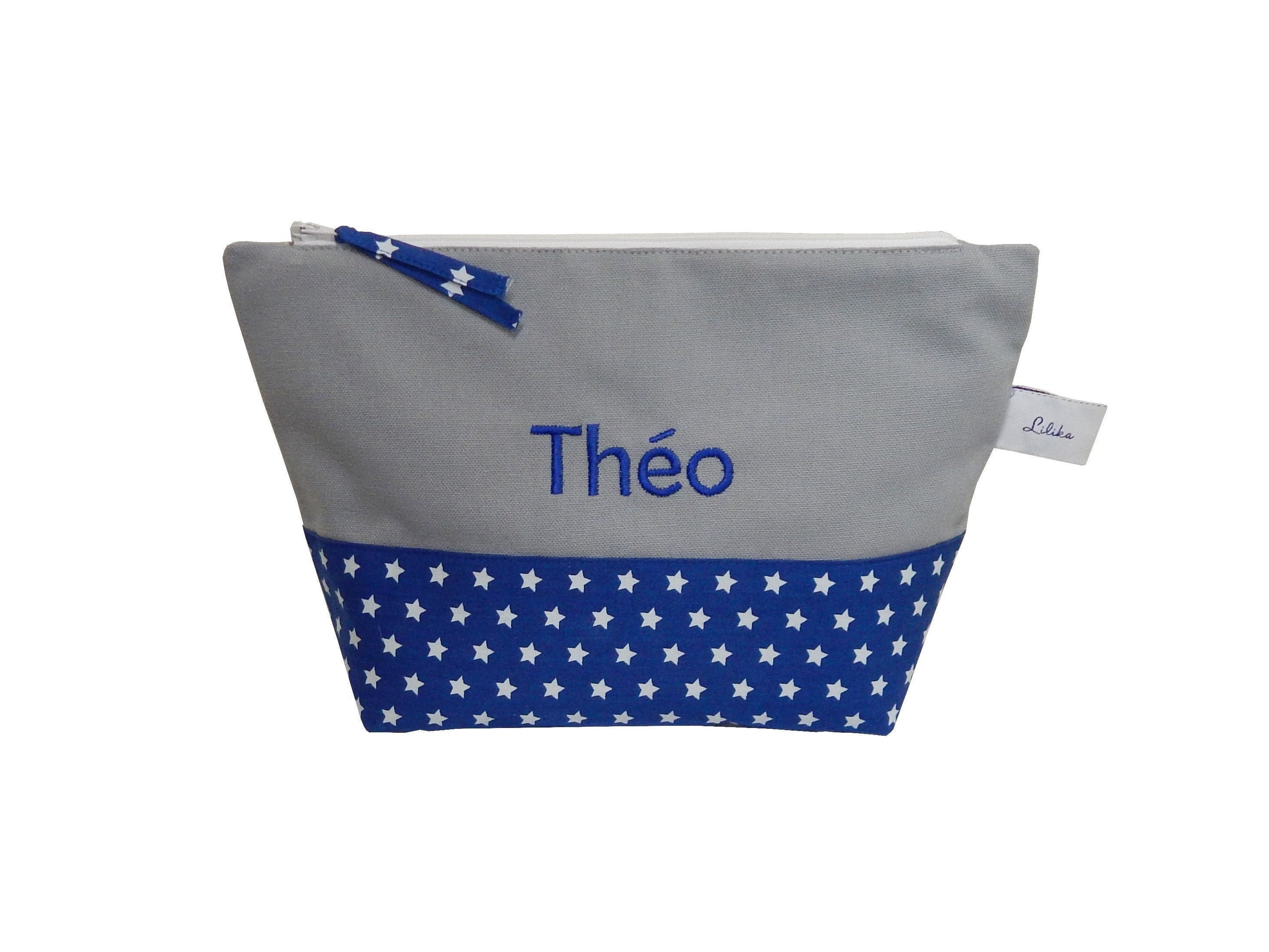 Trousse de toilette enfant garçon personnalisable et brodée | Etsy