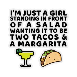 Tacos und Margarita Aufkleber | Zitate | Zitate für Frauen | Geschenke für Sie