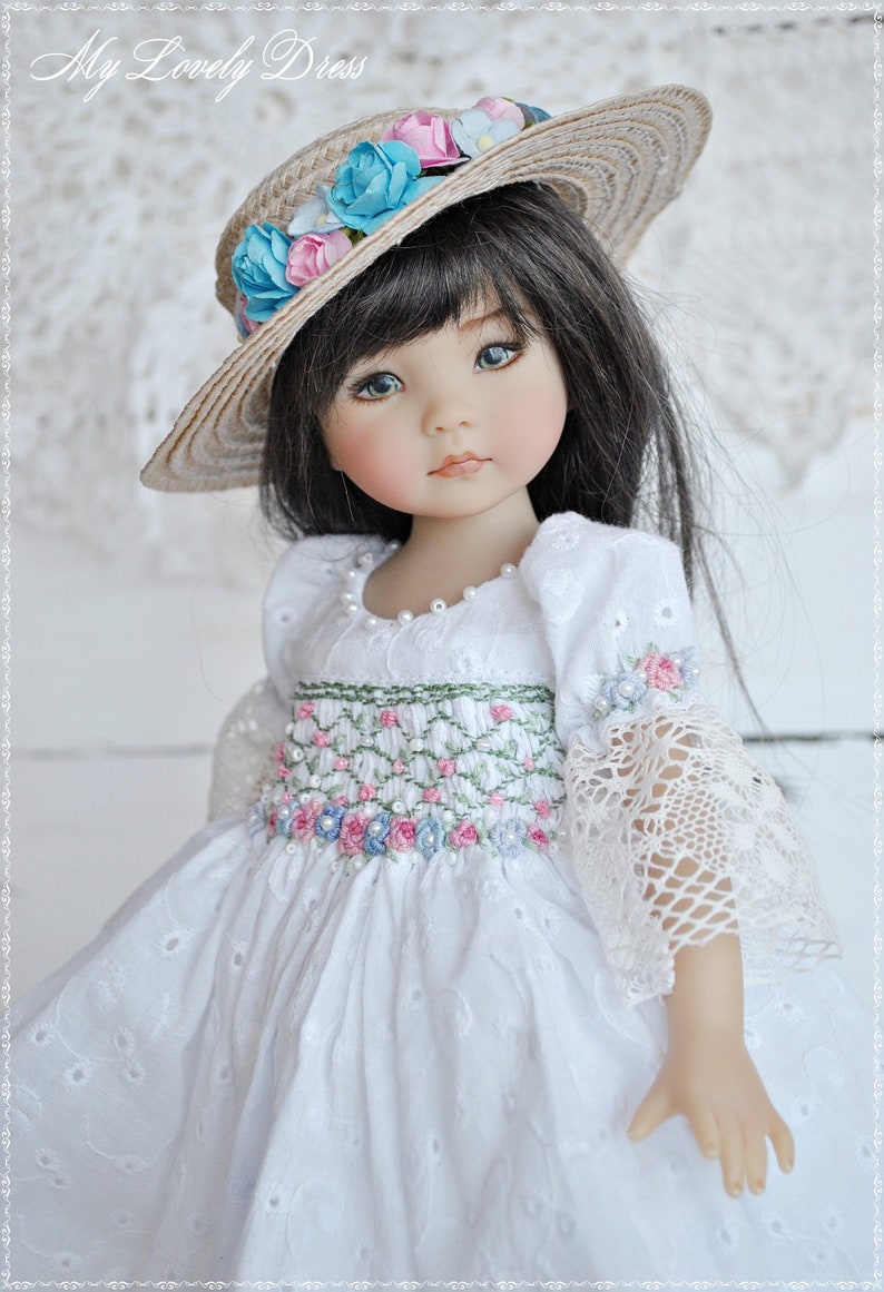 13in Dianna Effner White Capris for Little Darling Dolls