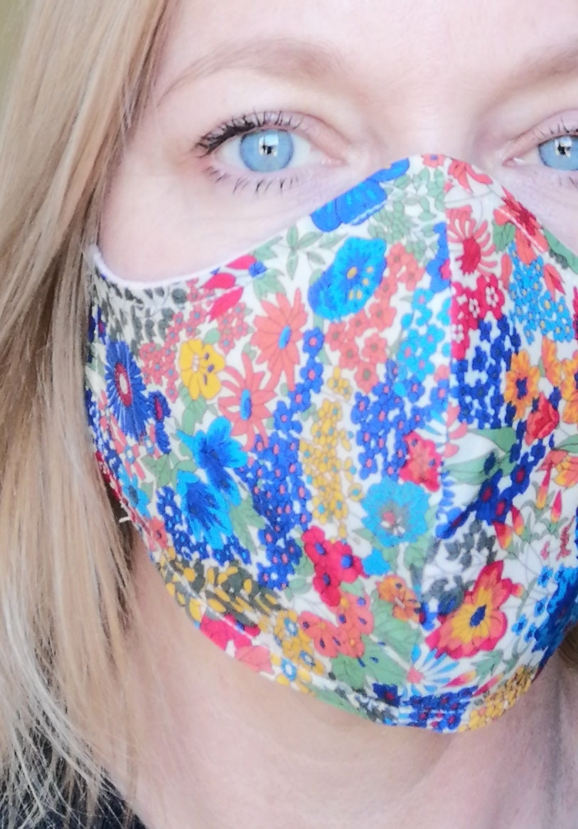 Liberty London face mask VARIOUS DESIGNS washable and reusable