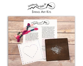 Mini String Art Kit- 6x6 Board