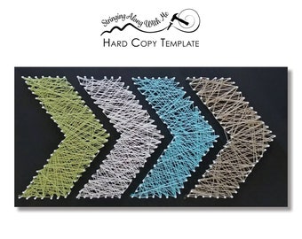 Hard Copy Template-String Art Template- Arrow - ***Mailed Cut Out*** This will change your life.