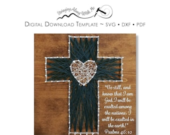 Cross String Art - Etsy