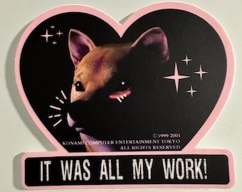 Silent Hill 2 Sticker - Maya the Dog - Die Cut Vinyl - Kawaii - 3" x 2.54"