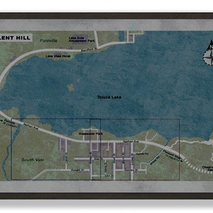 Silent Hill 2 Map Poster 11 x 17