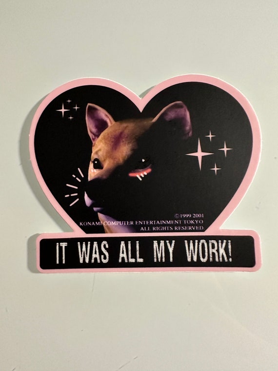 Silent Hill 2 Sticker - Maya the Dog - Die Cut Vinyl - Kawaii - 3" x 2.54"