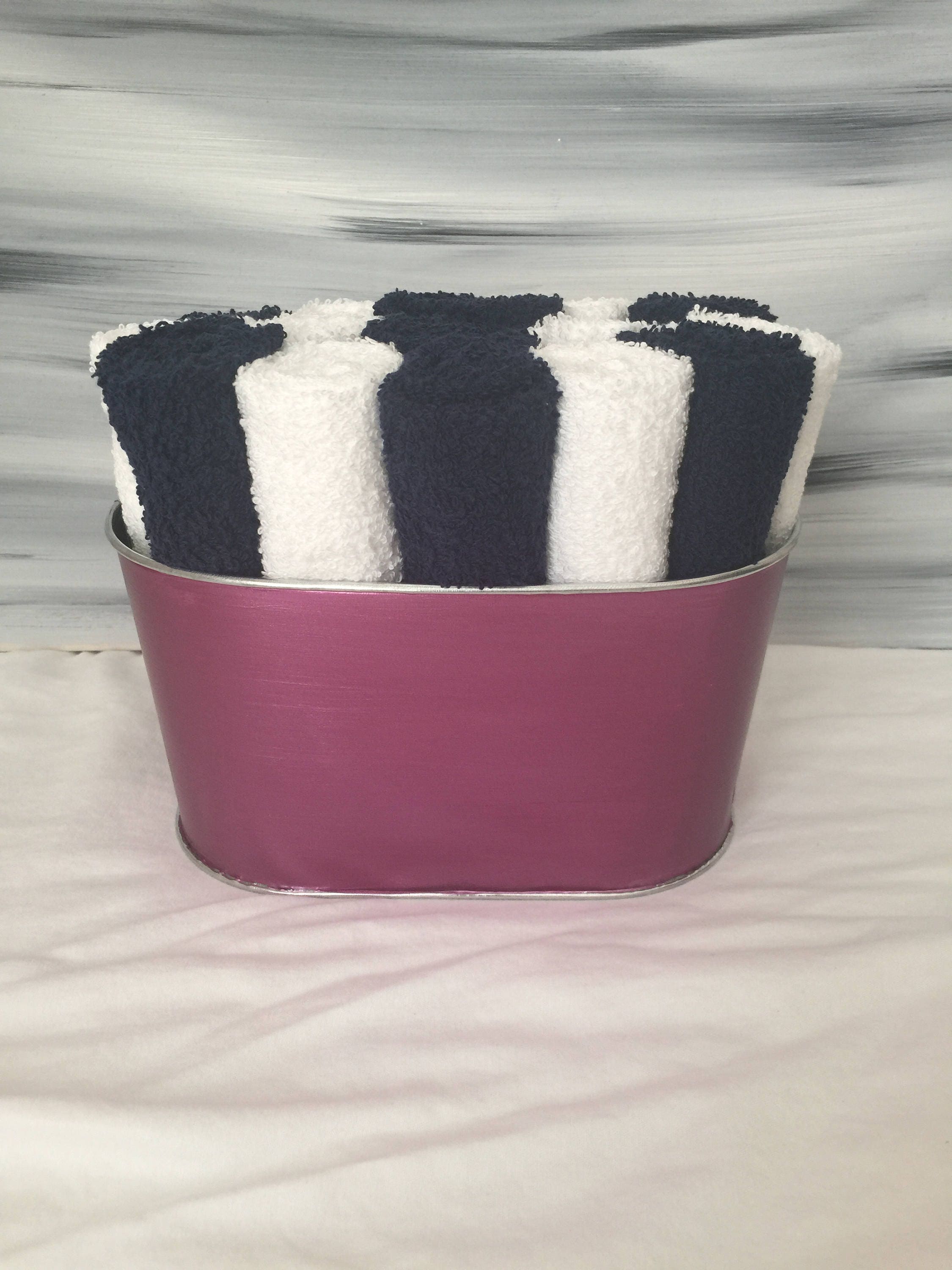 Wash Cloth Holder Bathroom Decor Bathroom Bin Bath Decor Etsy