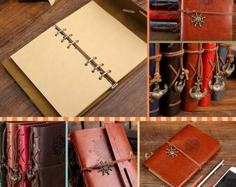 Traveler's Notebook A5 Planner Notebook Filofax Birthday Gift For Him Traveler's Journal Student Planner Journal Diary Sketchbook Notebook