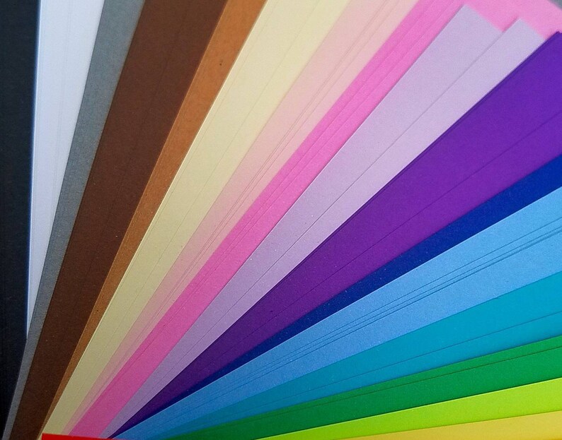 Card Stock Paper/Premium Cardstock/Scrapbook Paper/65 Lb | Etsy