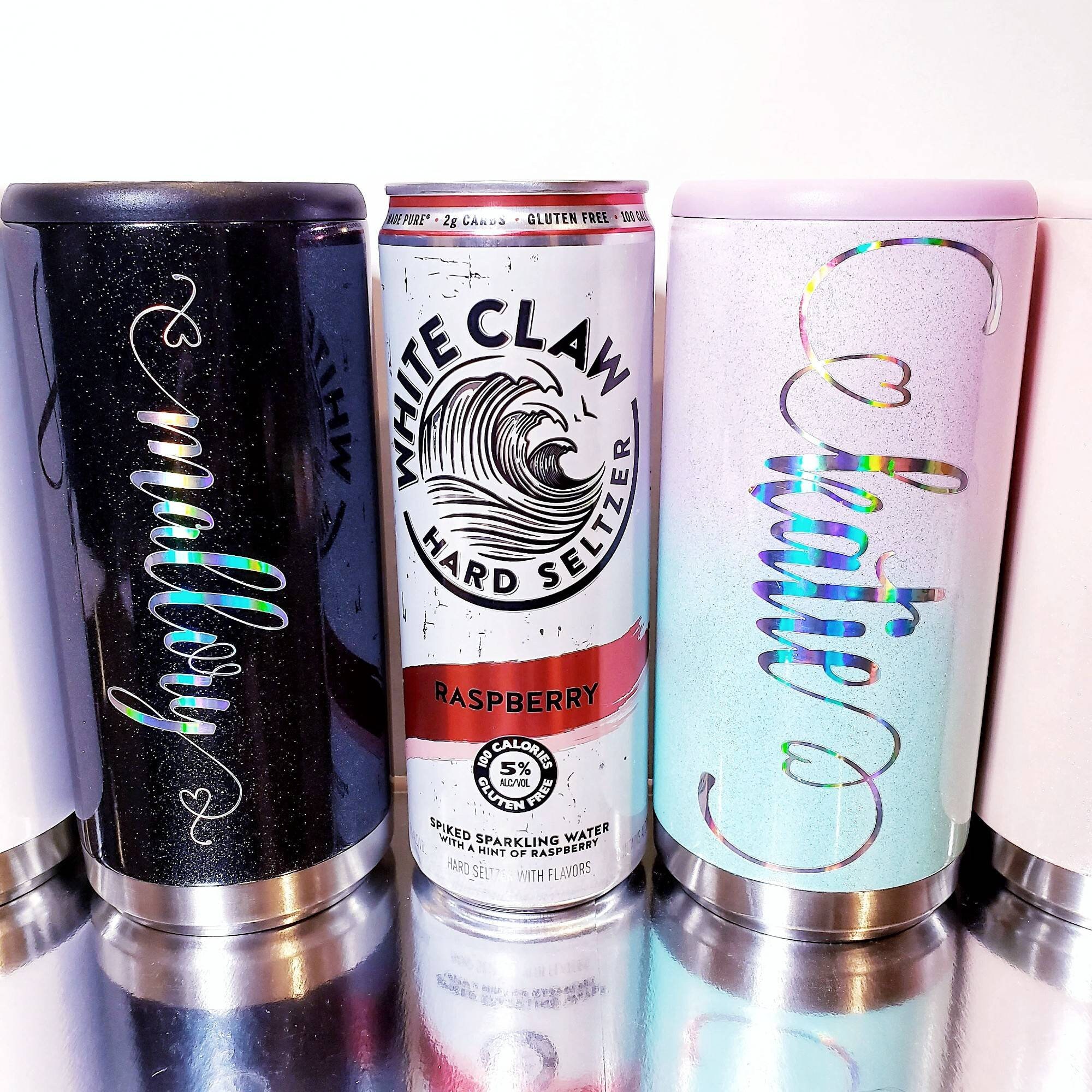 Personalized Slim Can Cooler Seltzer Can Holder Beverage Etsy