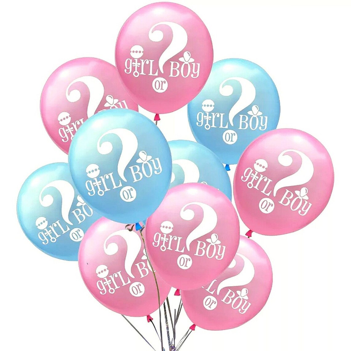 Gender Reveal Balloon/Baby Shower Balloons/Gender Reveal Etsy