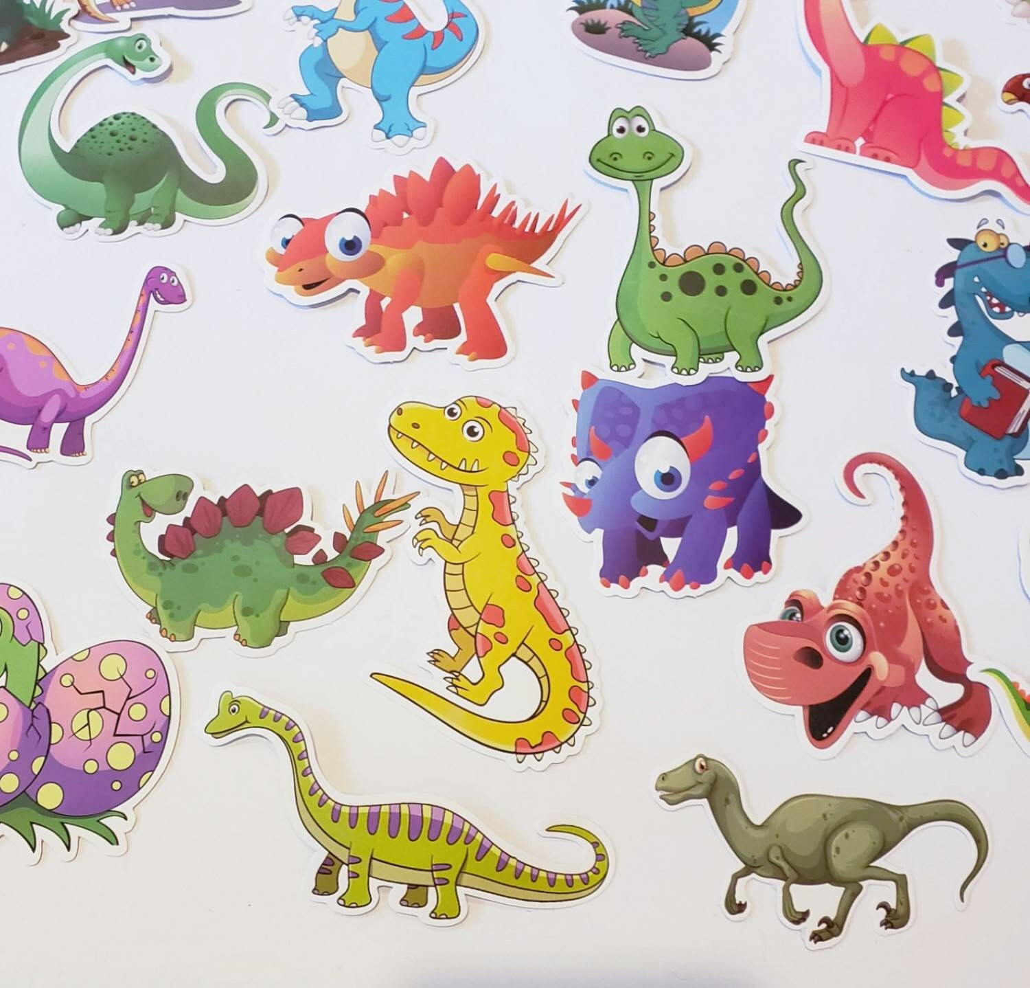 Baby Dinosaur Sticker Pack Dinosaur Laptop Stickers Cute Etsy