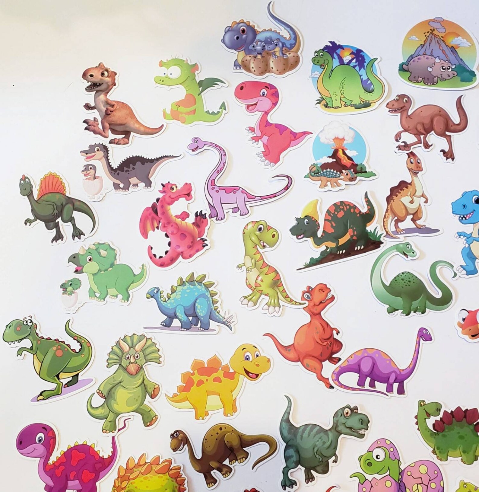 Baby Dinosaur Sticker Pack Dinosaur Laptop Stickers Cute Etsy