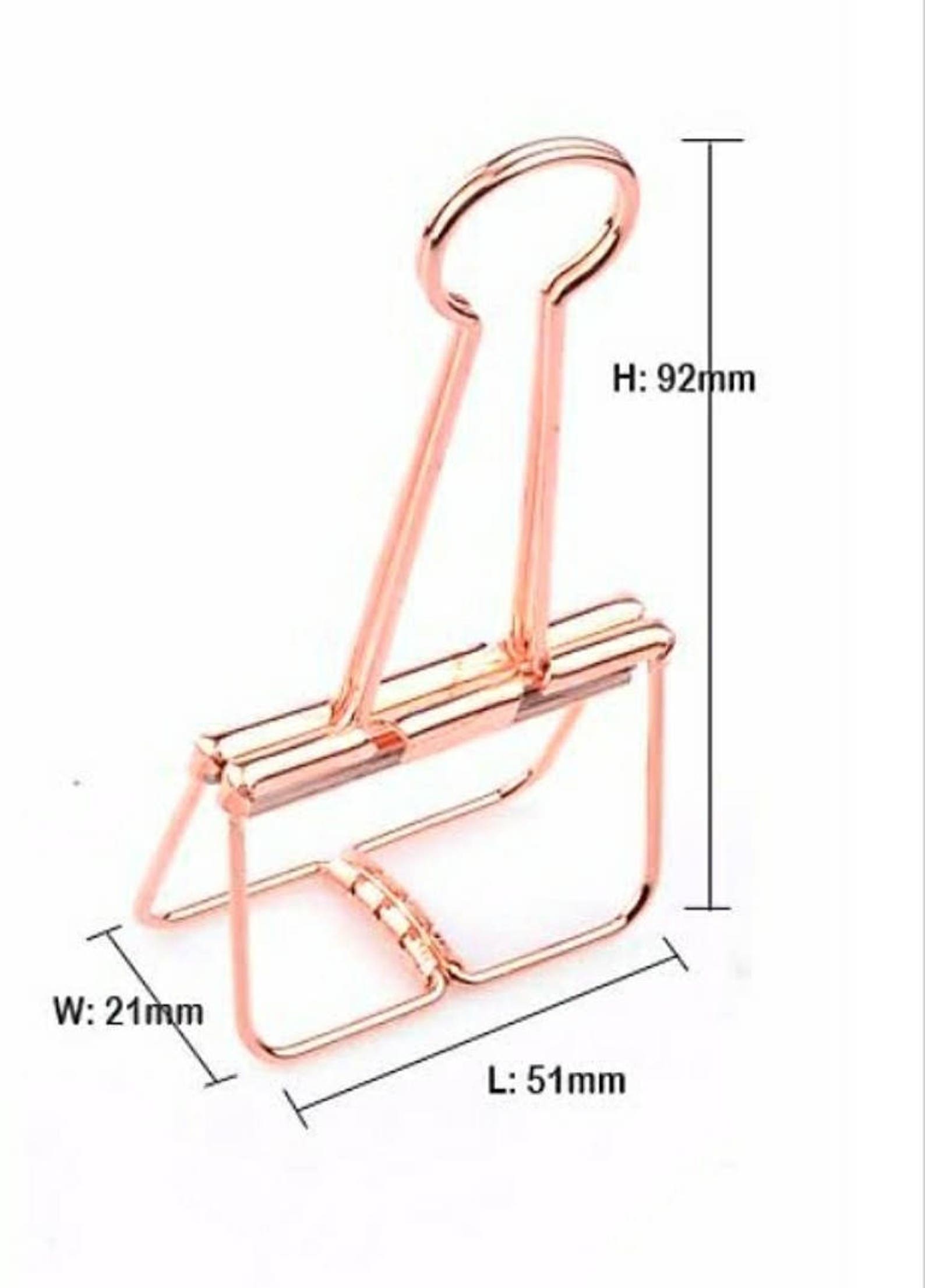 Page Holder/rose Gold Paper Clips/english Teacher Gift/large Etsy