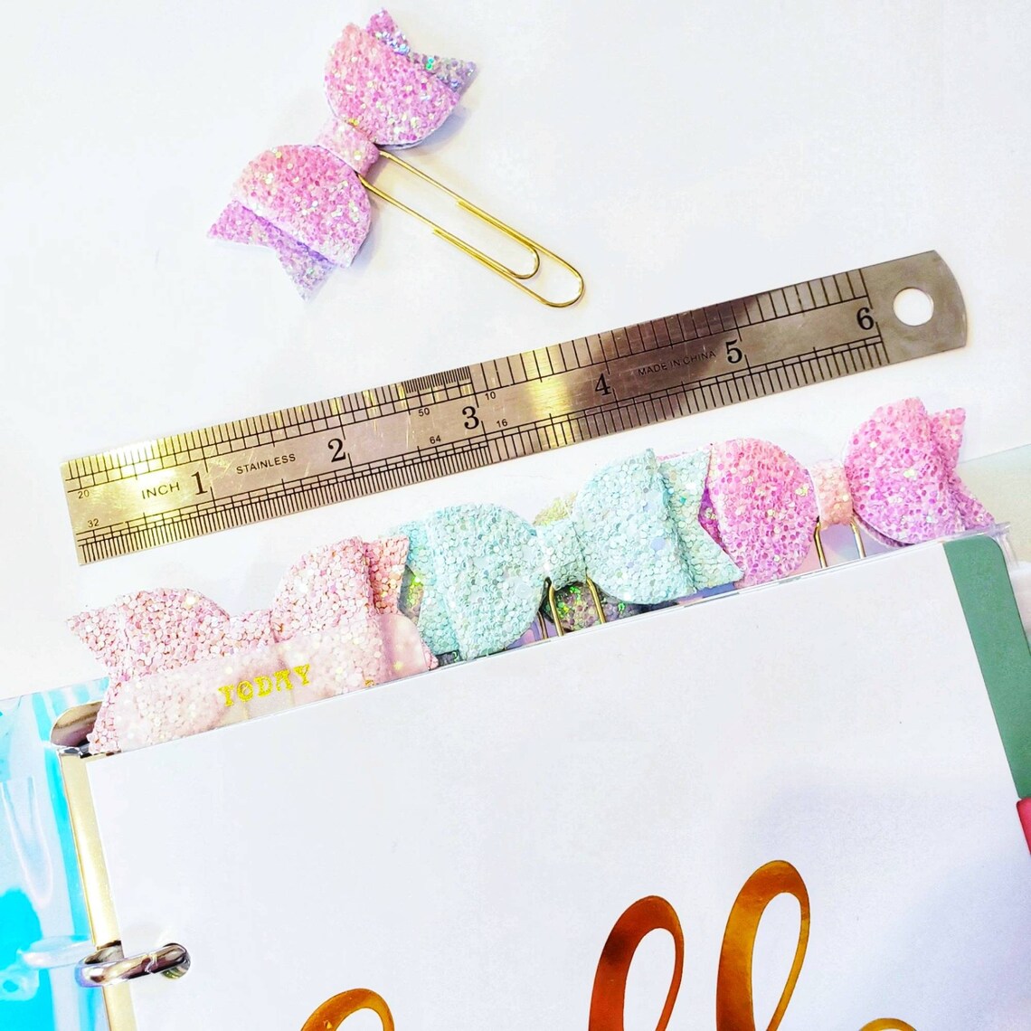 Bullet Journal Accessories Page Holder Planner Paper Clips Etsy