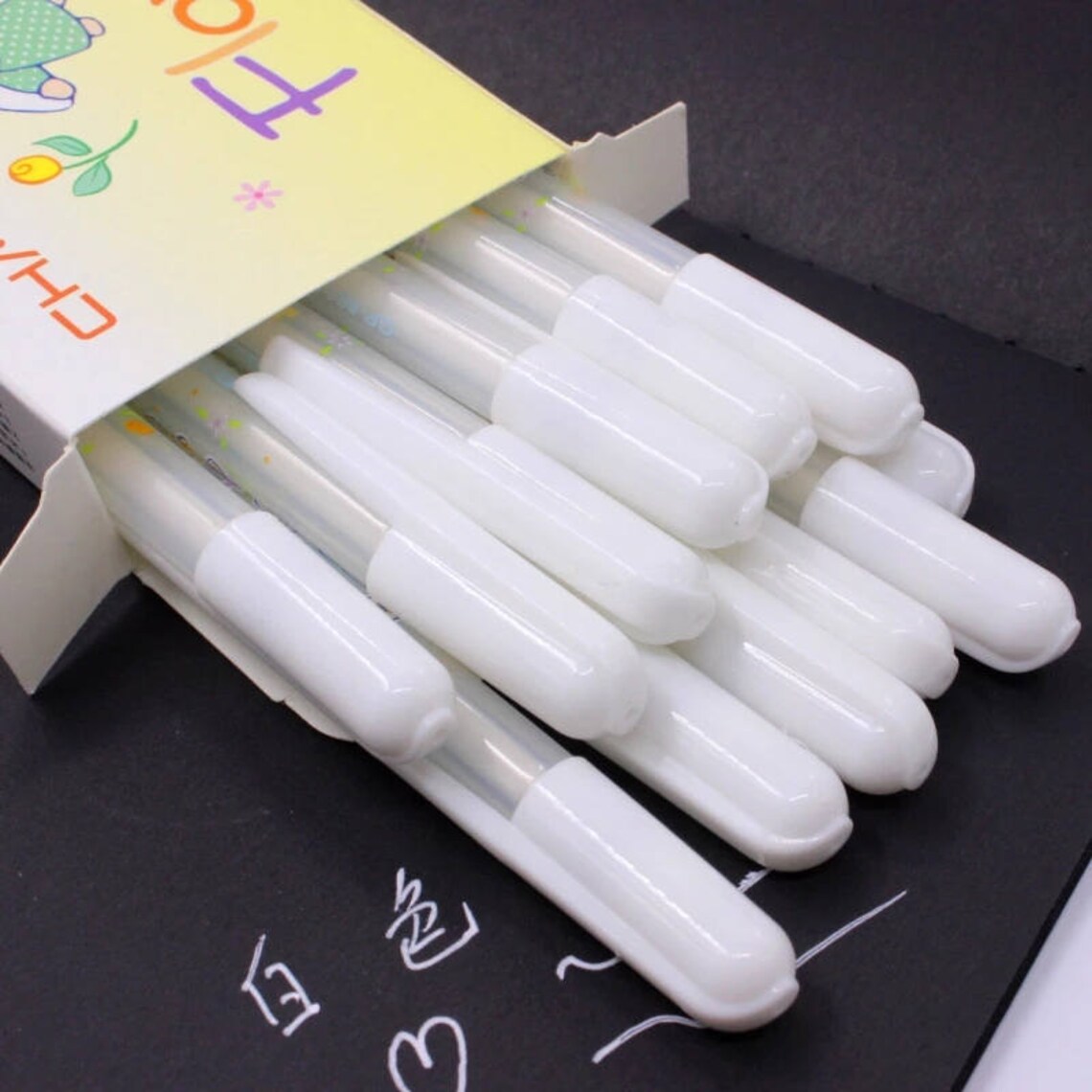 2x White Gel Pens Gouache Gel Pen White Ink Pen White Pen Etsy