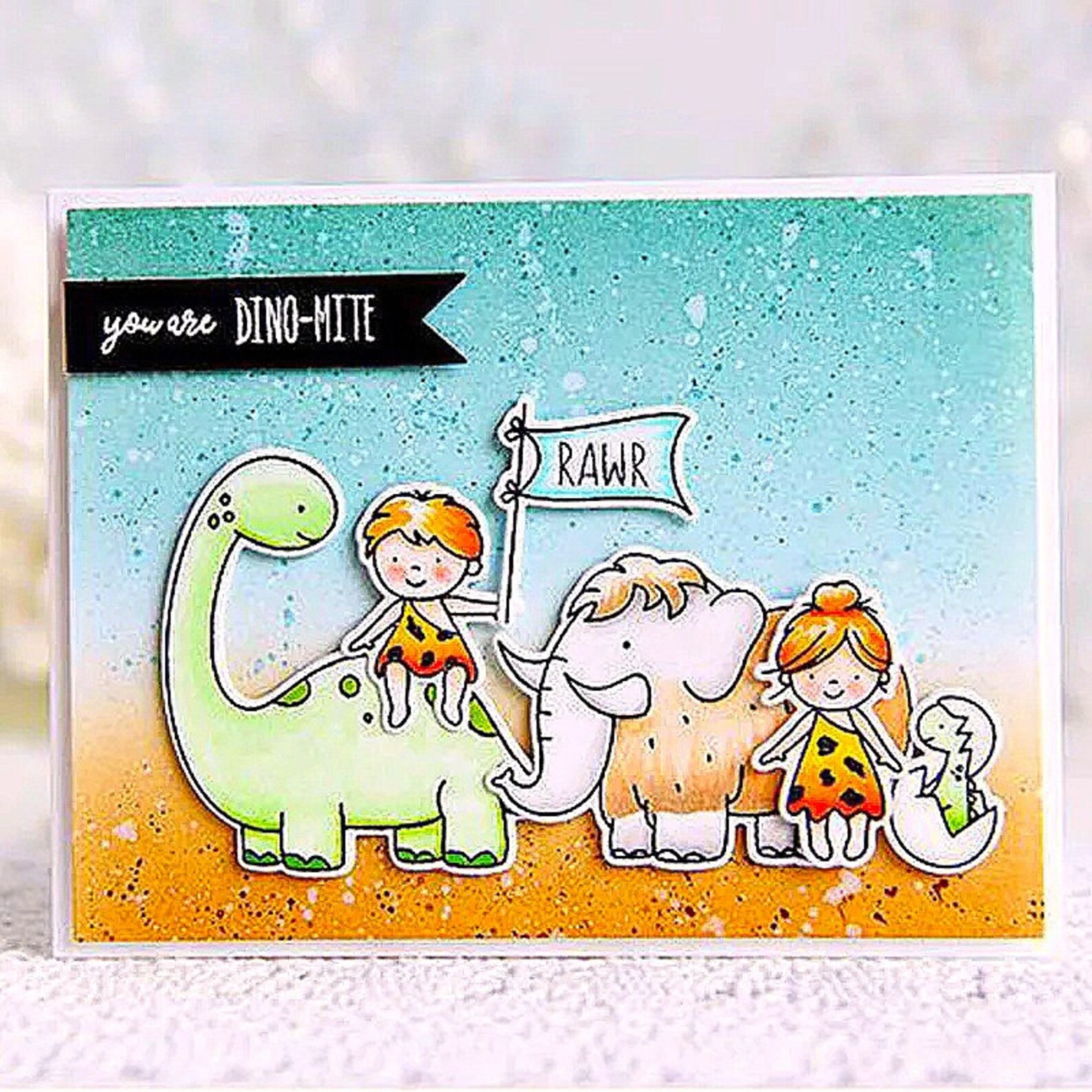 Cute Dinosaur Rubber Stamps Set Clear Stamps Card Making Kid Etsy