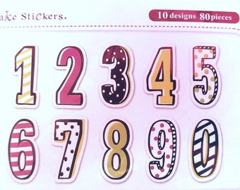 number labels