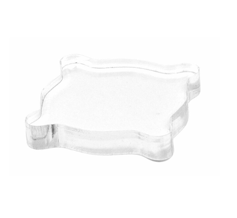 Acrylic Block Clear Stamp Block Scrapbooking Clear Stamps Etsy