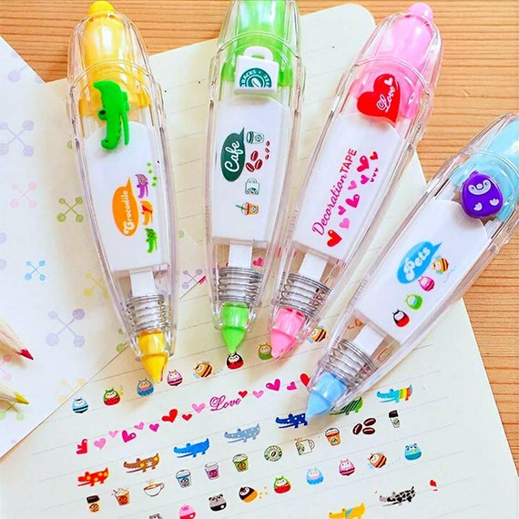 Correction Tape Washi Tape Decorative Tape Correction Pen Etsy