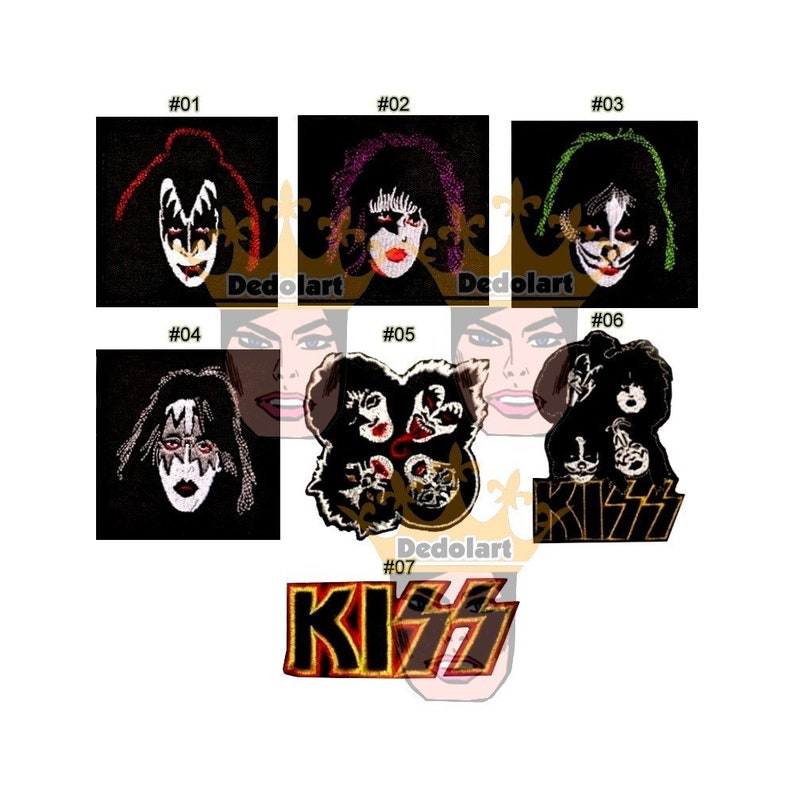 Kiss band face Kiss band face