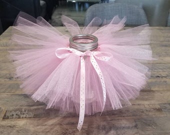 tutu mason jars baby shower