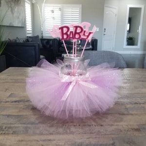 Big Mason jar tutu. Candy dish tutu. Baby shower decoration.  Ballerina tutu. Wedding decoration. Party decorations.