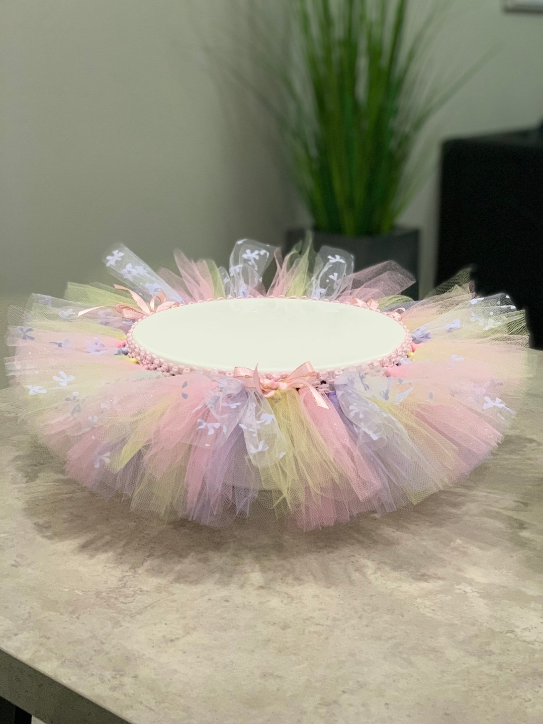 Cake Stand Tutu Skirt. Multicoloured Tutu.rainbow Tutu Skirt.baby