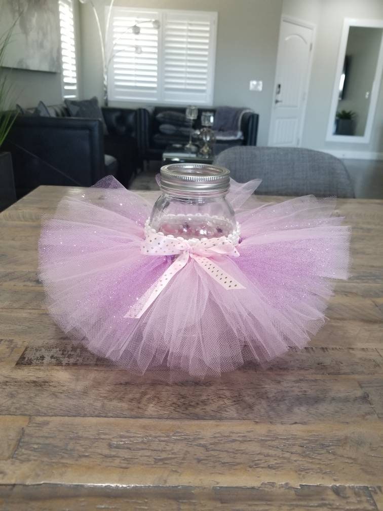 Big Mason jar tutu. Candy dush tutu. Baby shower decoration. Etsy