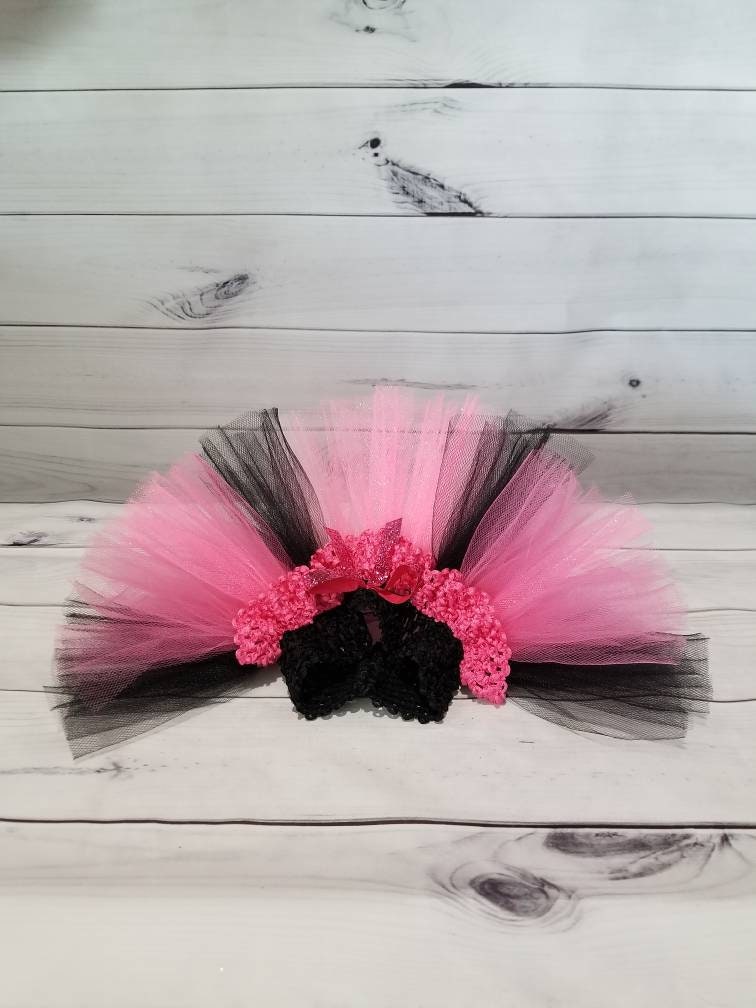 Pink and Black Dog Tutu. Party Tutu. Birthday Dog Tutu. - Etsy
