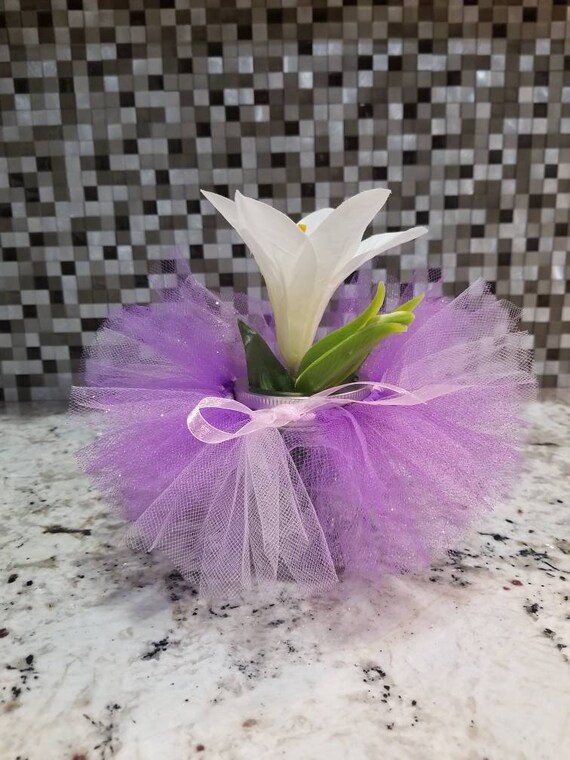 Purple Mason Jar Tutu Candy Dush Tutu Baby Shower Etsy
