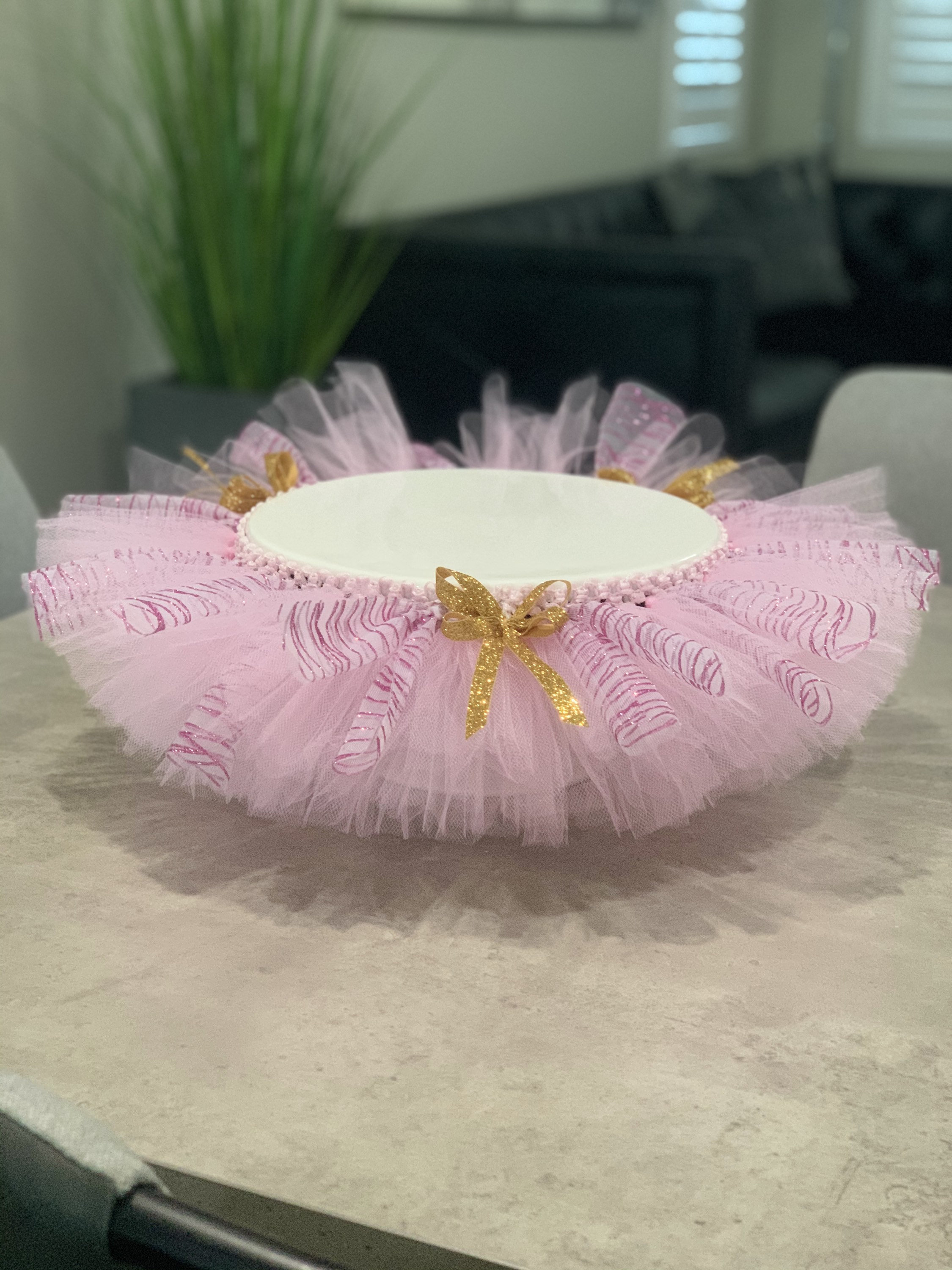 Cake Stand Tutu Skirt. Pink and Sparkly Pink Waves Tutu With Etsy