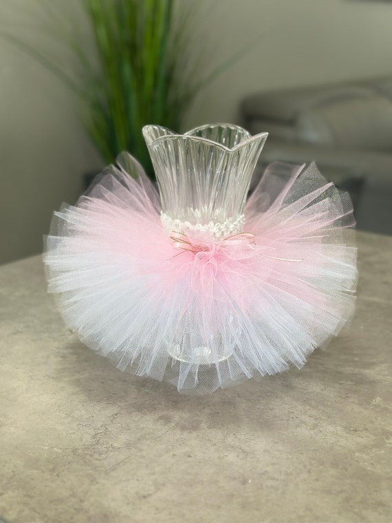 Ledander 12 Pcs Mini Tutu Skirt Wine Bottle Cover Party Decorations, Cute Pink Tulle - View #8